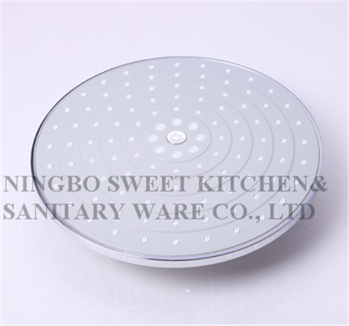 chrome plating shower head hand shower set round overhead shower rain shower ABS bathroom shower