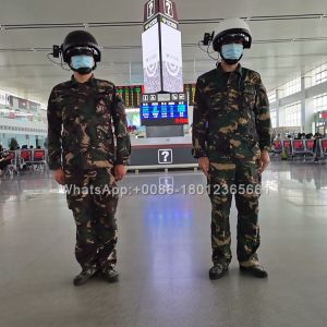 Fever Detection AR Police Smart Temperature Measuring Helmet