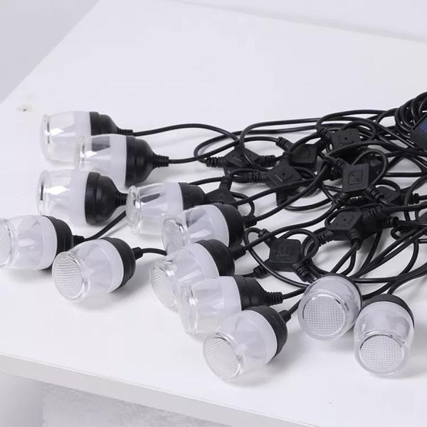 Vintage Bulbs Solar Outdoor String Lights Commercial Waterproof Decorative Patio Led