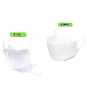 4 Layer KN95 Fish Shaped Face Mask Anti Pollution