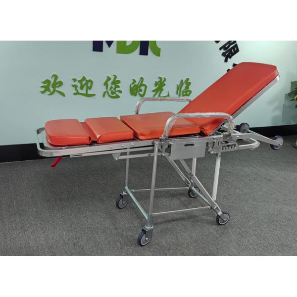 Aluminium Alloy Chair Type Ambulance Stretcher With Adjustable Back For Emergency Rescue And Rescue In Limited Space