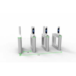 High Speed Gate Turnstile Pedestrian Control Facial Recognition System With