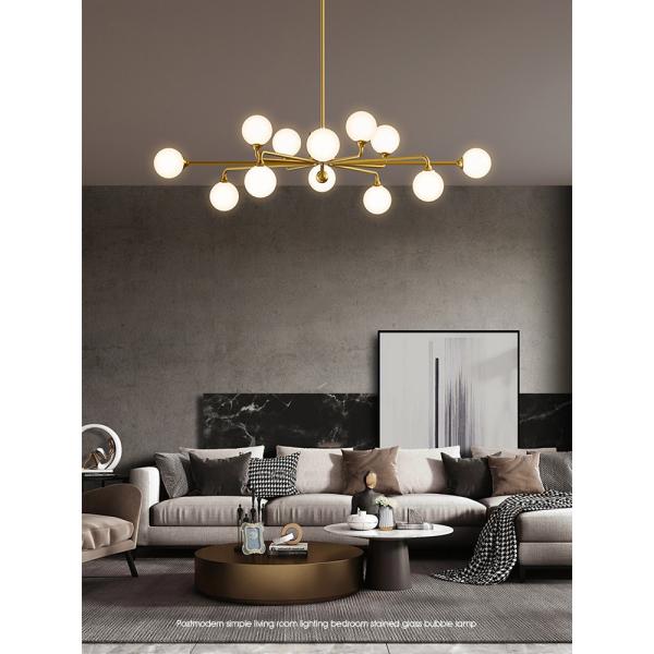 Modern Metal LED Chandelier Lighting Lustre Living Room Villa Interior Decor Pendant Lamp(WH-MI-436)