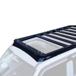 Landace Logo 4x4 Vehicle Exterior Accessories Aluminum Wind Fairing Roof Rack Tray Platform Luggage Bracket For Tank 300 BLACK