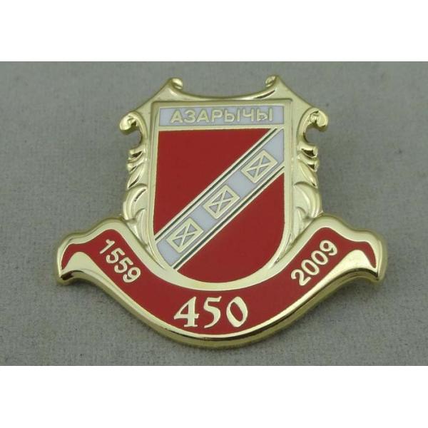 Buy Army Brass Hard Enamel Pin With Brooch Gold Plating 1.5 mm at wholesale prices