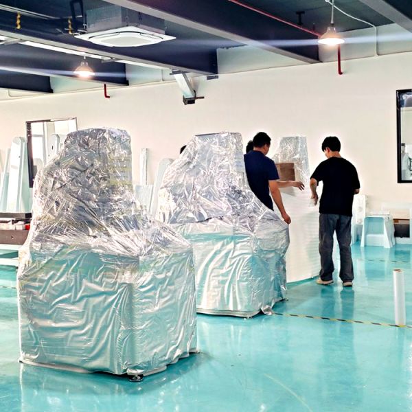 Reinforced wooden box packaging solution for optical equipment