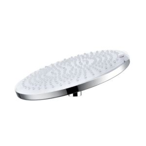 Polished 9 Inch Round Detachable Clean Big Top Three Function Spray Lotus Shower