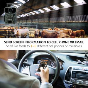 32MP 4G Trail Camera with Fast 0.2s Trigger Time and Photo/Video/Photo Video