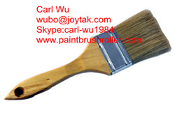 Natural pure bristle Chinese bristle synthetic mix paint brush wood handle plastic handle 2 inch PB-011