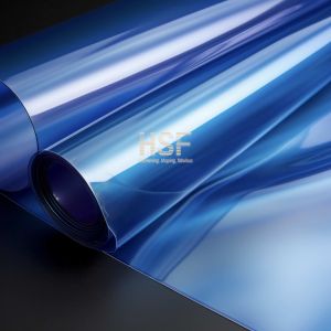 China 23 Micron Anti Static Film Translucent Blue Coated PET Film on sale