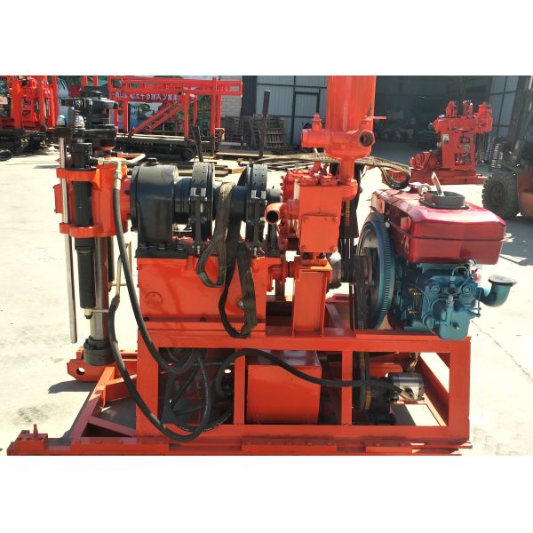 GY200 Crawler-mounted Drilling Rig Depth 200 For Core Sampling