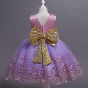 Red Lace Party Children'S Dress Clothing