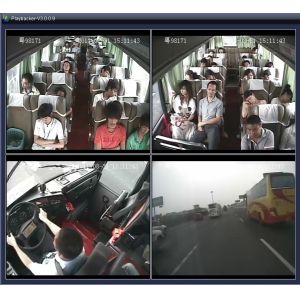 4CH 3G GPS 720P HDD Car GPS Locator device Mobile Surveillance CCTV DVR