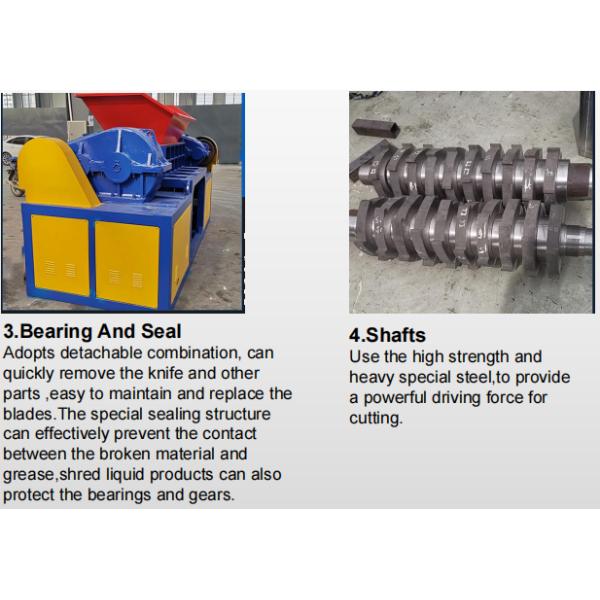 Heavy Duty Double Shaft Shredder Machine Metal Shredder Wood Shredder, Twin Shaft Shredder, Pallet Shredder