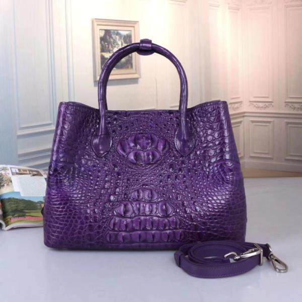 Authentic Alligator Skin Female White Purse Lady Three-way Handbag Genuine Crocodile Leather Women Single Shoulder Bag