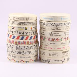 Personalized wholesale 2cm 3/4inch white cotton herringbone ribbon tape,