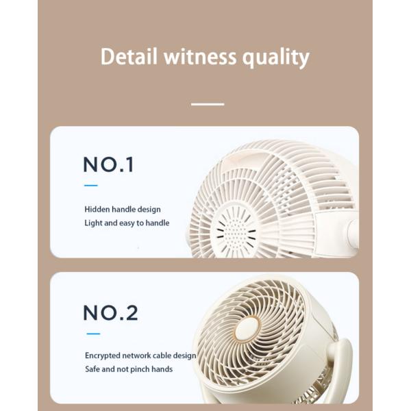 Voice AI Control Electric Stand Fan for Air Cooling and Air Circulation in Bathrooms