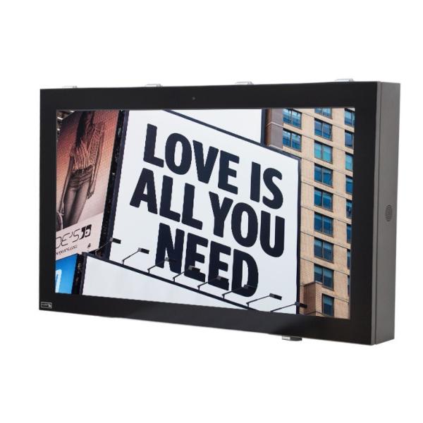OEM Outdoor LCD Advertising Display , 32'' Wall Mounted Digital Display Screen