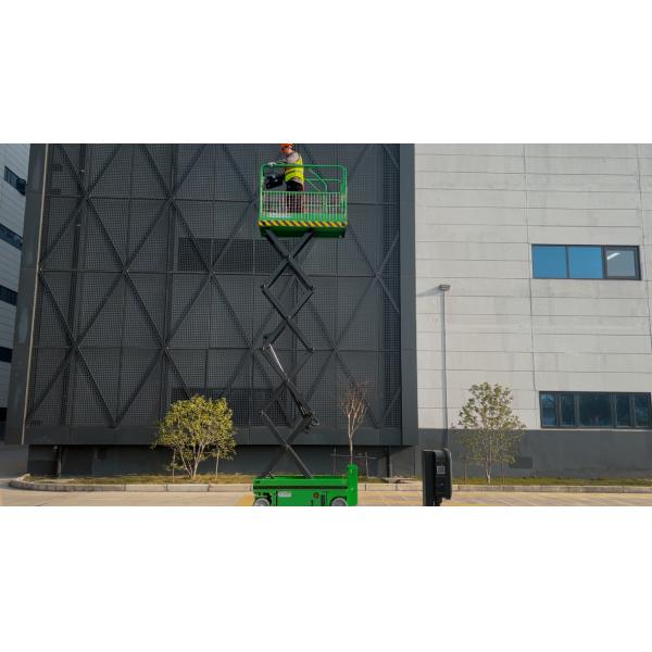 5.8M PLATFORM HEIGHT 230KG LOAD FULL ELECTRIC SCISSOR LIFT WITH EXTENSION PLATFORM