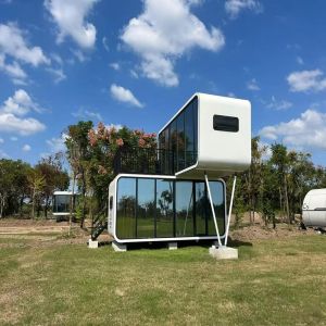 High-End Prefabricated Steel Mobile Studio Convenient Mobile Villa Solution