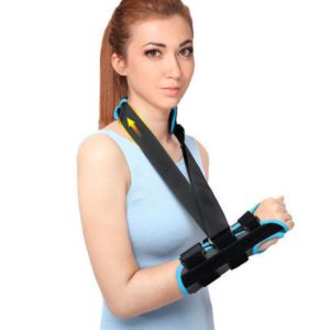 Adjustable Reversible Wrist Brace With Removable Shoulder Strap