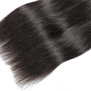 40 Inch Brazilian Indian Human Hair Extensions Straight Natural Looking