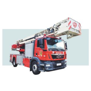 Shanghai Jindun Full Authorized Water Tower Fire Truck (31000kg 6×4 Driving)