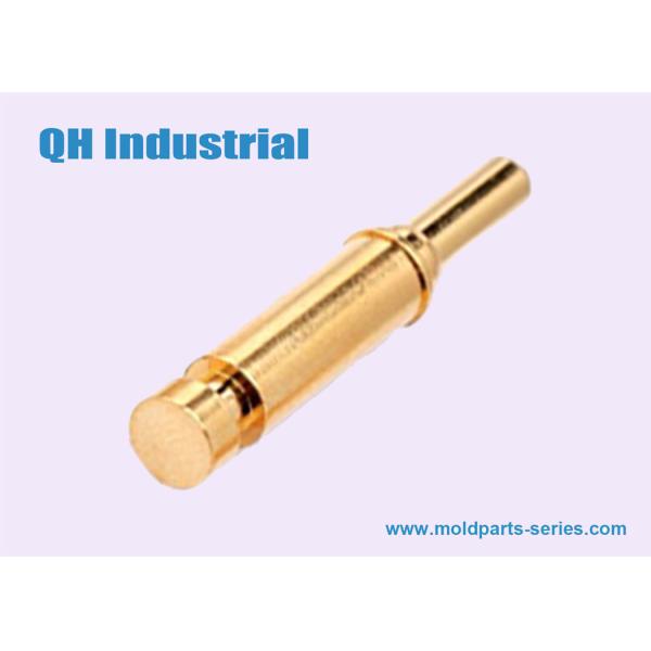 Buy Pogo Pin,Spring-loaded Pin, Brass Gold Plating Spring Load Pin, 10 U'' Gold Plating High-current Rate Pogo Pin Supplier at wholesale prices