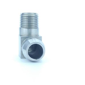 CNC Lathing Work Shiny Silver Brass Cp Extension Nipple Pipe Turning for Pipe