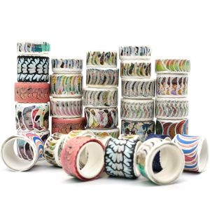 No Residue Writable CMYK Printed Die Cut Washi Tape