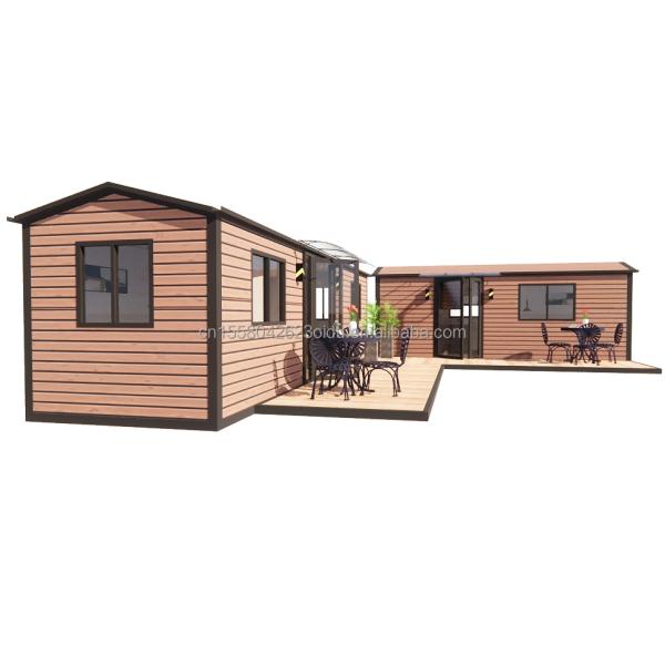 Galvanized Steel Square Tubes Main Structure and Aluminum Alloy Windows for Luxury Container Houses Used in Villa Hotels