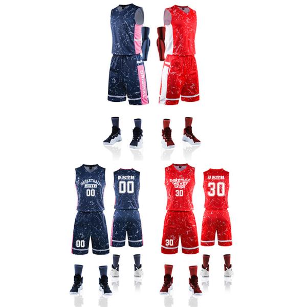 Custom Basketball Uniforms Competition Polyester Breathable Training Suits