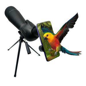 20-60x80 HD Spotting Scope 45 Degree Angled Spotting Scope with BAK4 Prism for