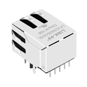 ARJ11E-MCSS | LPJG0806GENL Magnetic RJ45 Jack 1000Base Transformer Integrated
