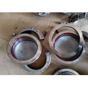 8" 219mm Plastic Pipe End Caps With Bolt O Ring And Vent Valve For Easy