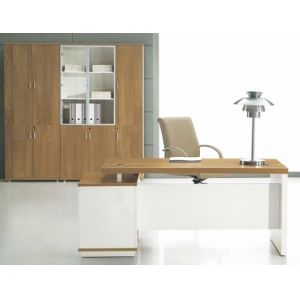 Quality modern wood office manager desk Foshan furniture in warehouse for sale
