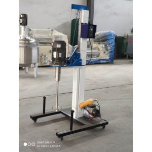 Mechanical Lifting Paint Dispersion Machine , 100l Automatic Paint Mixing