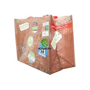 Bulk Space Woven Carry Bags For Shopping Laminated PP Material Recycled