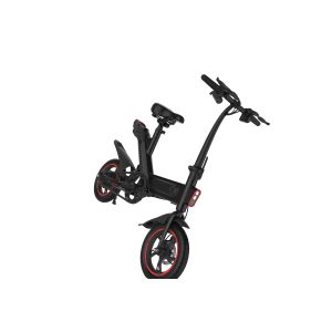 Small Folding Electric Assist Bike , Ergonomics Design Lightest Electric Folding