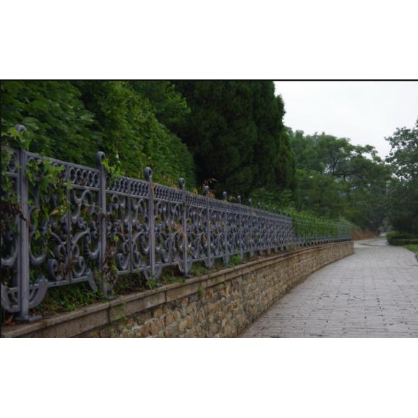 Buy Anti Rust PVC Coating 6x6 Galvanized Cast Iron Fence at wholesale prices
