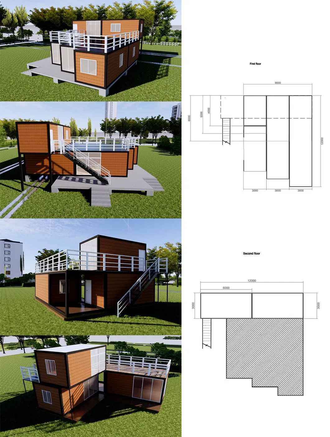 20FT Storage Prefabricated Luxury Flat Pack Container House
