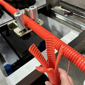 10mm-50mm Diameter Range Single Wall Corrugated Pipe Machine With ABB Frequency