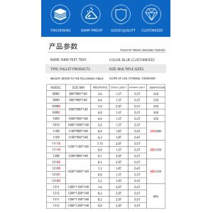 Breathable Grid Floor Ventilation Pallet Lightweight Waterproof Wear Resistant