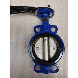 chinese factory wholesaler rubber lined butterfly valve