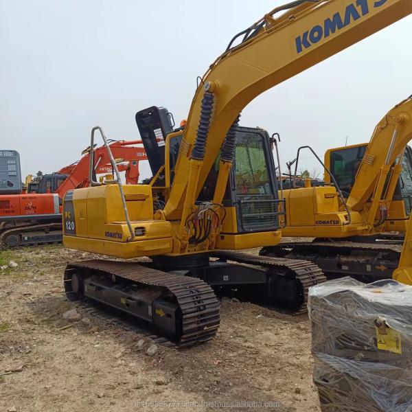 Komatsu PC120 Used Excavator 12 ton Hydraulic Excavator Crawler Machine Weight 6000 KG