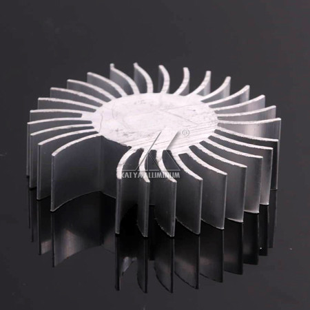 Buy Sunflower Shape Aluminium Heat Sink Profiles , Heat Sink Extrusion Anodidzed at wholesale prices