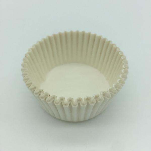 Custom White Greaseproof Cupcake Liners Round Shape Blueberry Muffin Cup