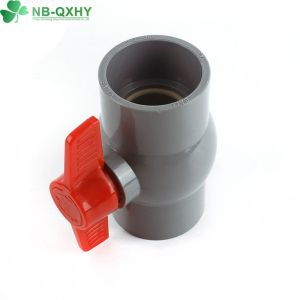 Temperature Low Temperature PVC Compact Ball Valve for Straight Through Type