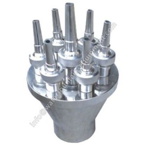 Universal Big Water Fountain Nozzles Central Upright Adjustable 4m Coverage