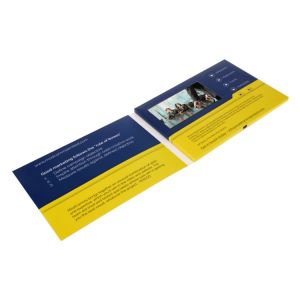 CMYK Printing LCD Promotional Video Card Electronic Printed Video Cards